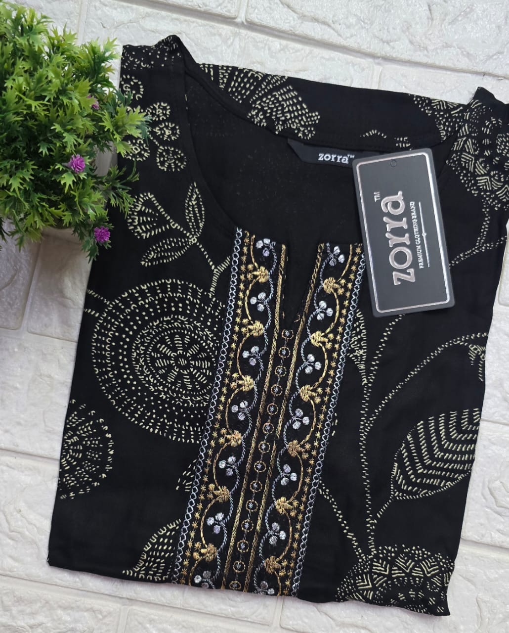 Zorra Embroidered Kurtis