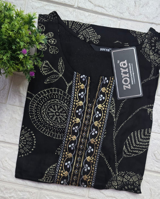 Zorra Embroidered Kurtis