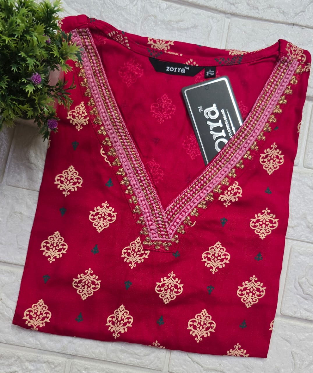 Zorra Embroidered Kurtis
