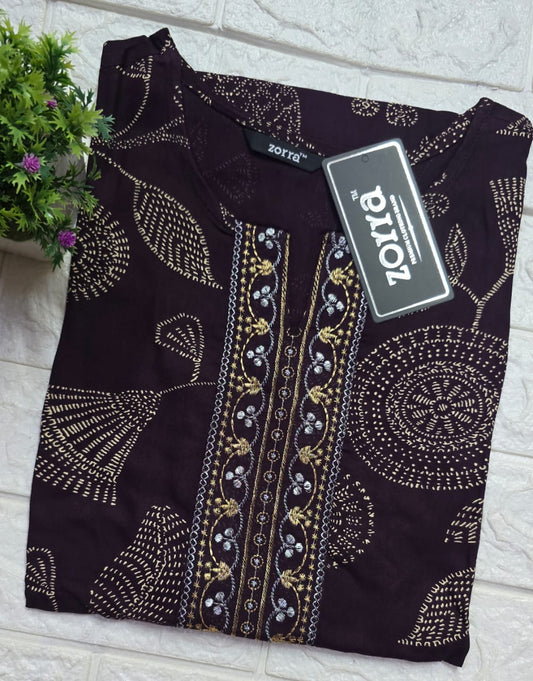 Zorra Embroidered Kurtis