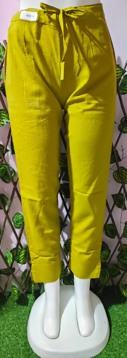 Cotton linen kurti pant