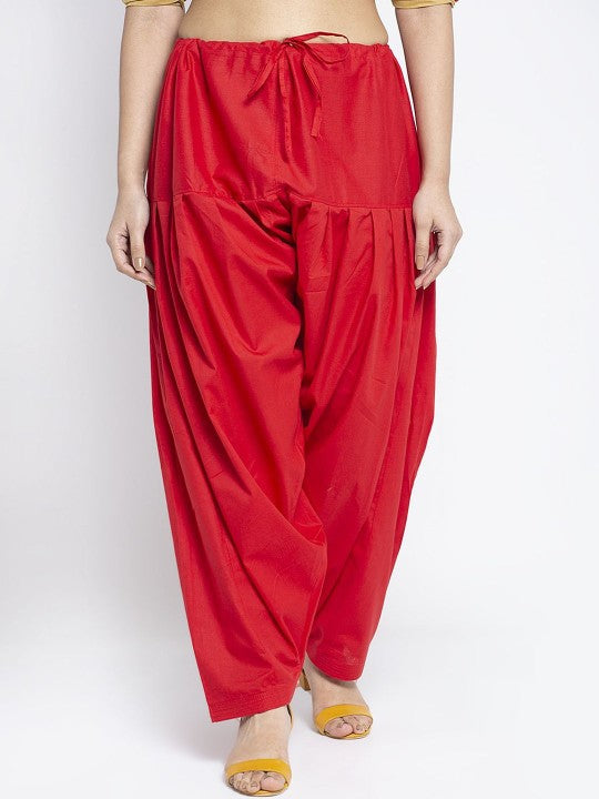 Cotton poplin fabric Patiala Pant