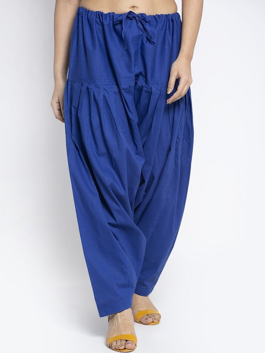 Cotton poplin fabric Patiala Pant