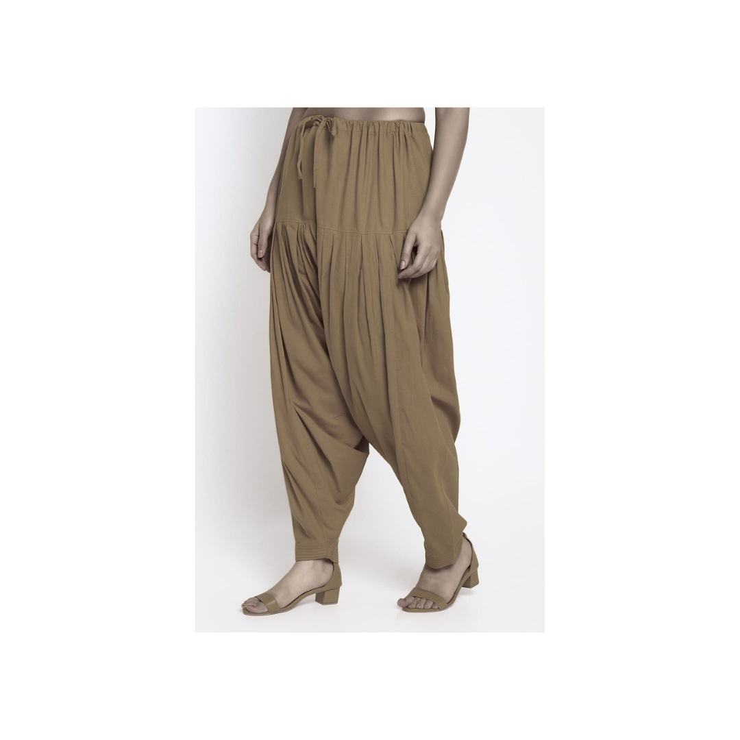Cotton poplin fabric Patiala Pant