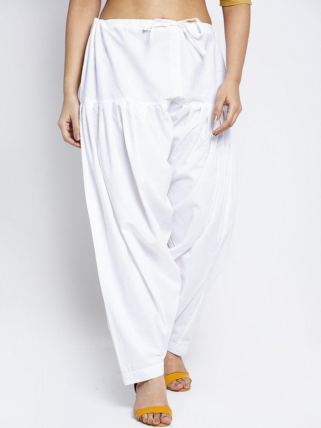 Cotton poplin fabric Patiala Pant