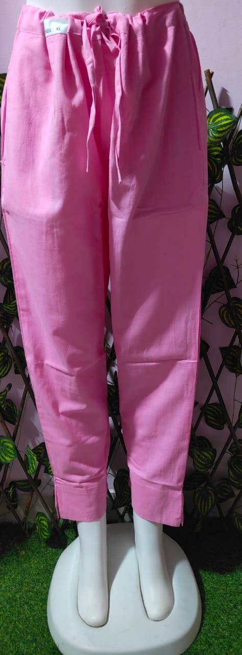 Cotton linen kurti pant