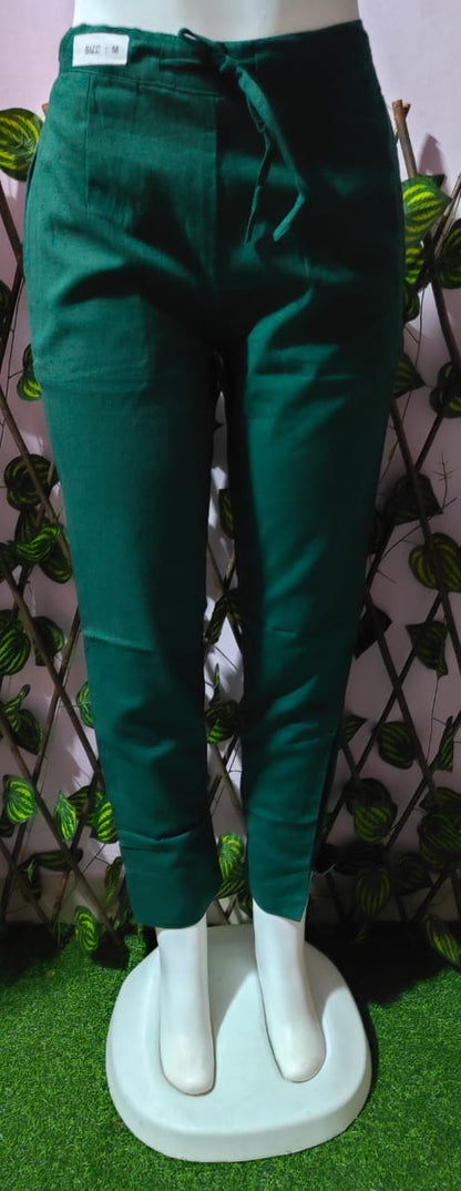 Cotton linen kurti pant