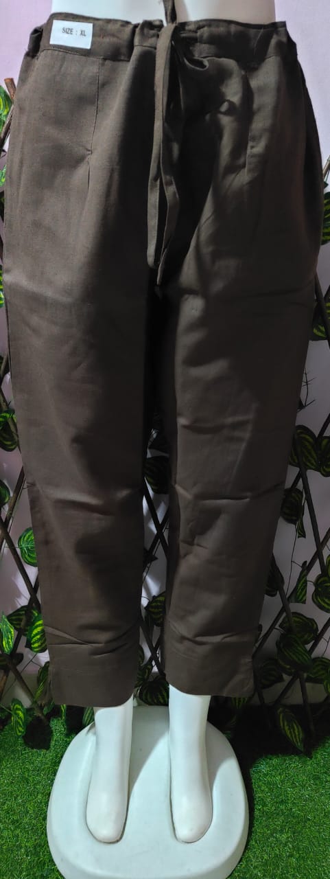 Cotton linen kurti pant