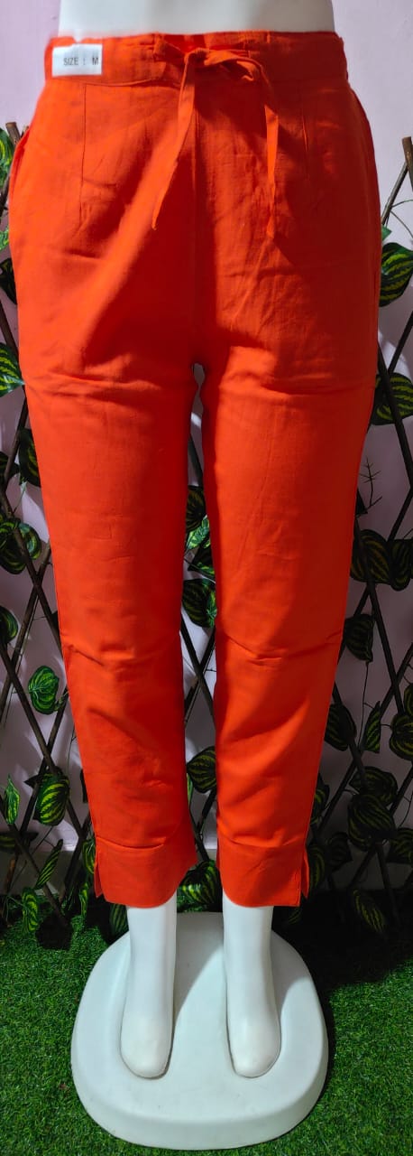 Cotton linen kurti pant